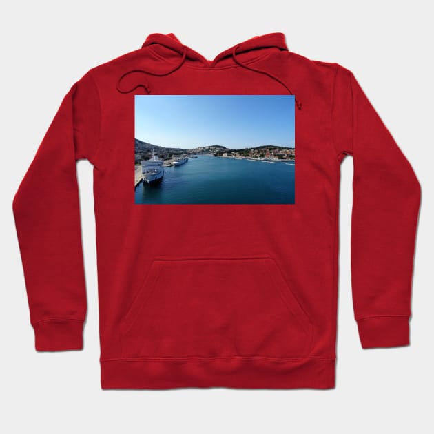 Dubrovnik sea port  Adriatic Sea Hoodie by fantastic-designs